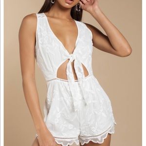 Tobi white romper